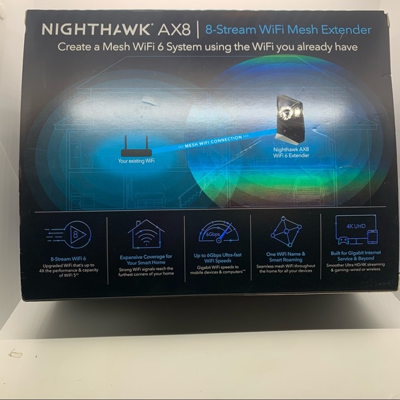 Netgear WiFi extender, up to 2,500 feet of more coverage., - Picture 3 of 11